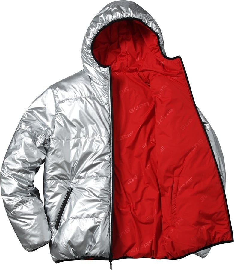 Reversible Hooded Puffy Jacket view 6